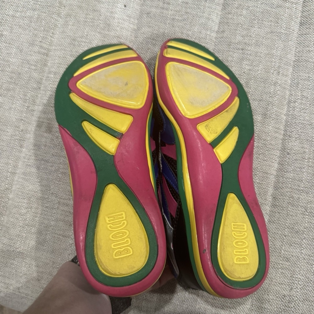 Bloch Zumba Dance Sneaker Womens Size 8.5 Colorful Bright - Picture 6 of 8